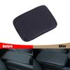 Black PU Leather Car Armrest Pad Center Console Box Cushion Mat Cover Protector