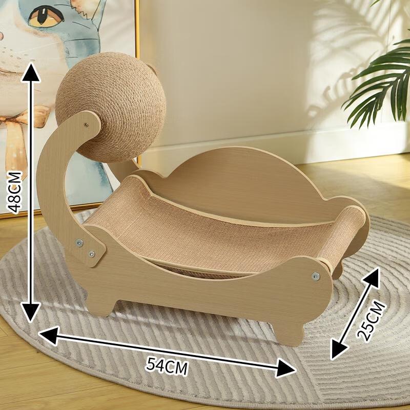 JINGRUIXIANG Многофункциональная когтеточка и лежанка для кошек