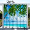 Песчаные пляжи Гавайев и морская природа 3D цифровая печать солнцезащитная штора гостиная спальня украшение дома 2 панели