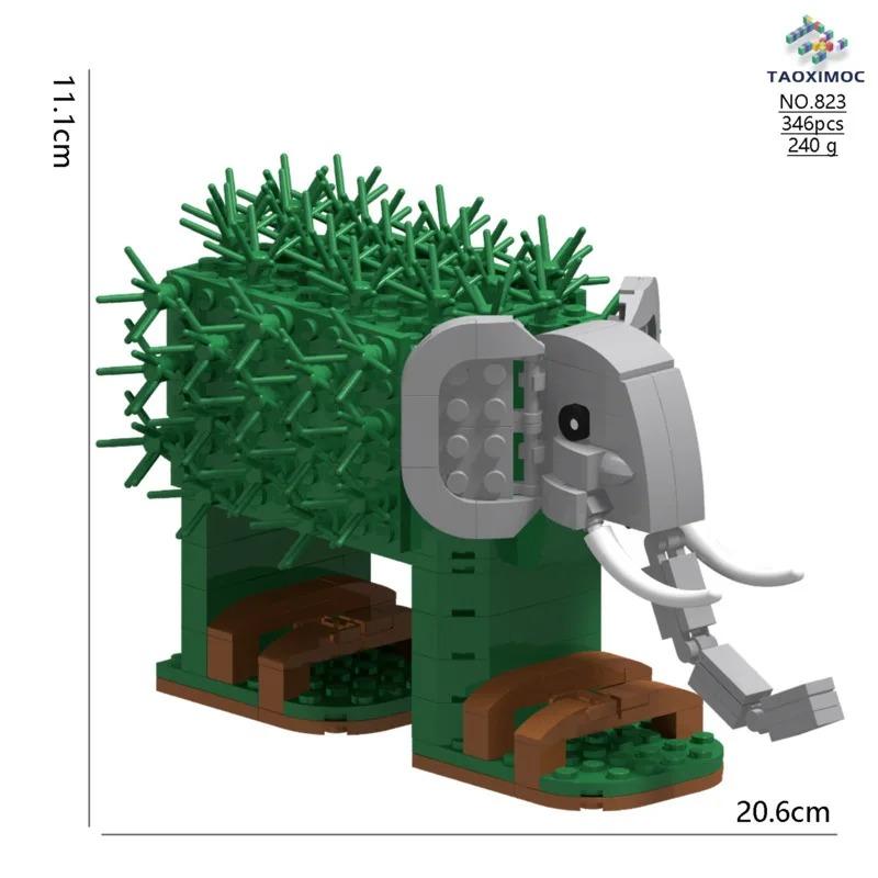 MOC AI Brainrot фигурки животных, кирпичи, Tung tung tung sahur, строительные блоки Lirili Larila Bombardiro Crocodilo Bticks, игрушки, подарки