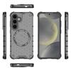 For Samsung Galaxy S25+ Magnetic Case Honeycomb Design TPU+PC Phone Cover