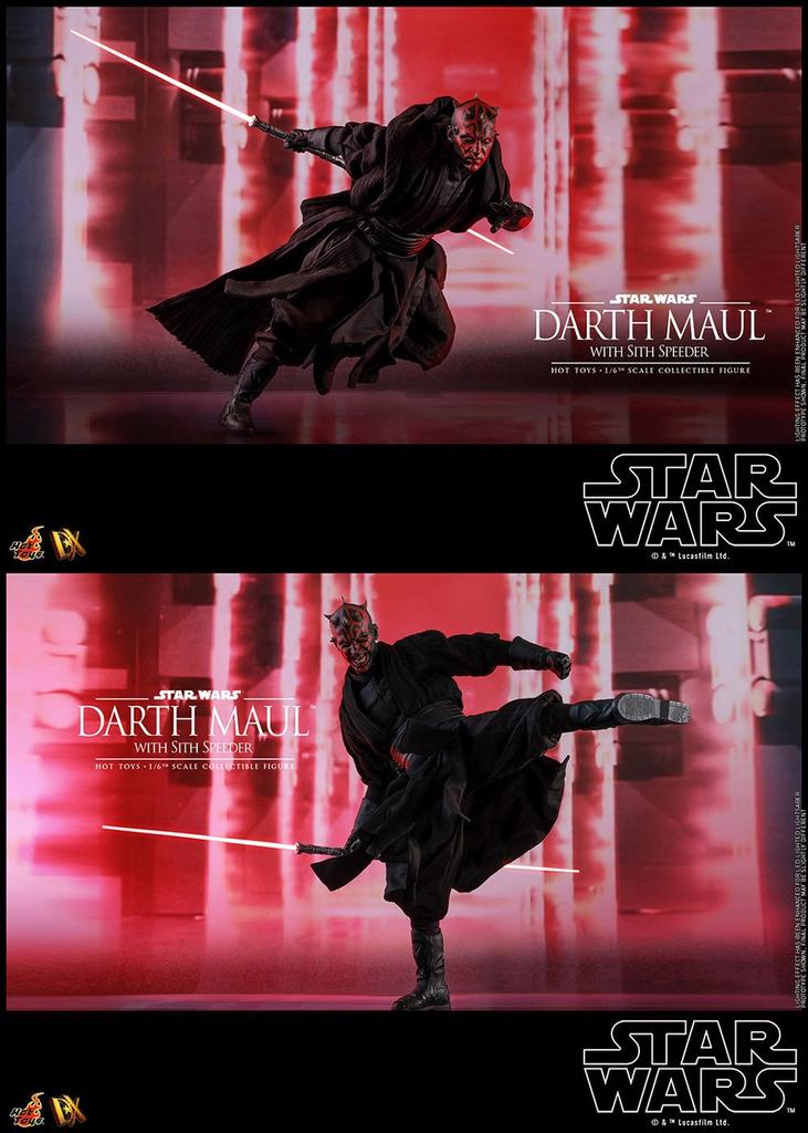 Masterpiece Wars Episode Phantom Scale Figure Darth Maul Sith Speeder [Movie DX] "Star 1/The Menace" 1/6 &