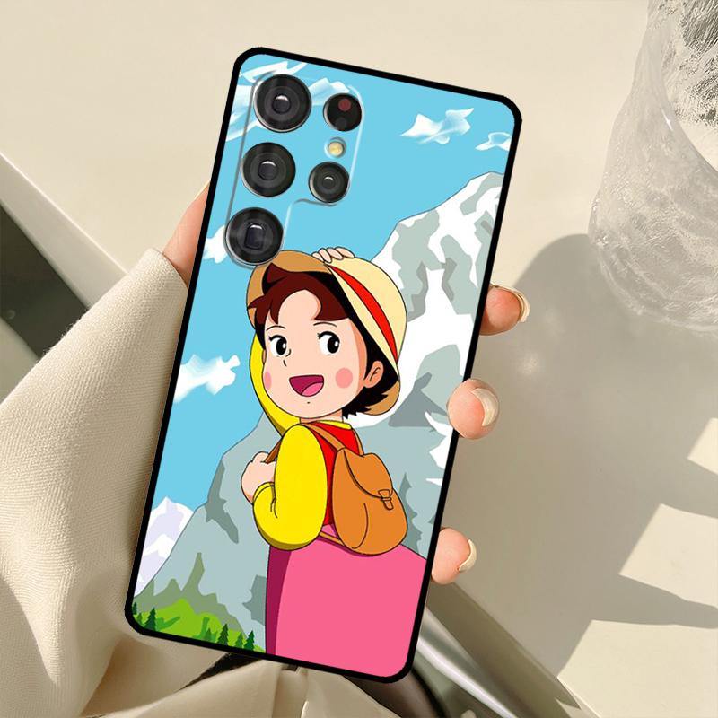 Чехол с изображением мультяшного Хайди для Samsung Galaxy S23 S22 Ultra S20 FE Note 20 Note 10 S8 S9 S10 Plus S21 Ultra Cover