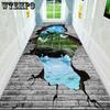 3D коридорные дорожки, длинные ковры для прихожей, украшения гостиной, дома, противоскользящий напольный коврик, современный коврик для лестницы в отеле, прохода