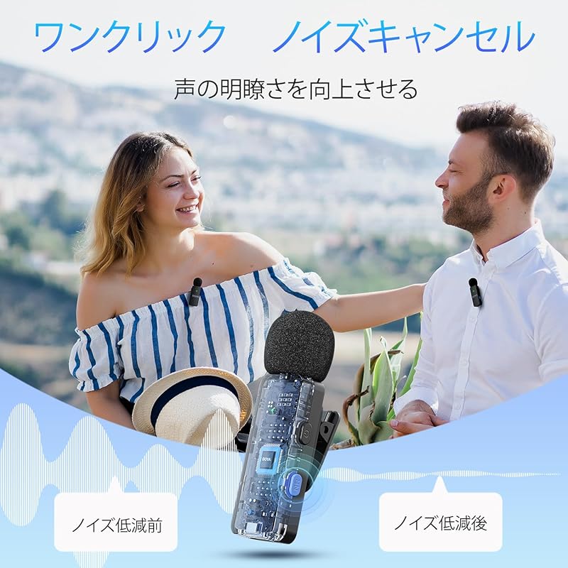 BOYA pin microphone 2.4ghz wireless microphone instant connection external smartphone lavalier microphone Plug and play noise reduction lightweight