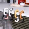 Cute Kawaii Panda Folding Cat Hanging Table Hook Handbag Hanger Hook Key Holder