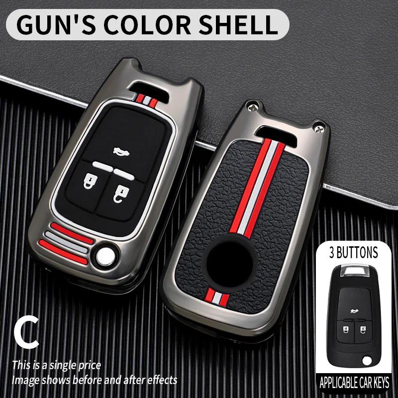 for Buick /Opel Vauxhall Insignia Astra J Mokka Zafira GL8 for Chevrolet Cruze Malibu Aveo Lova for Car Key Cover Fob Case Shell