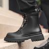 Ботинки Martin мужские 2024 новые короткие ботинки с толстой подошвой, мужские кожаные ботинки с большим носком в британском стиле 2848-J