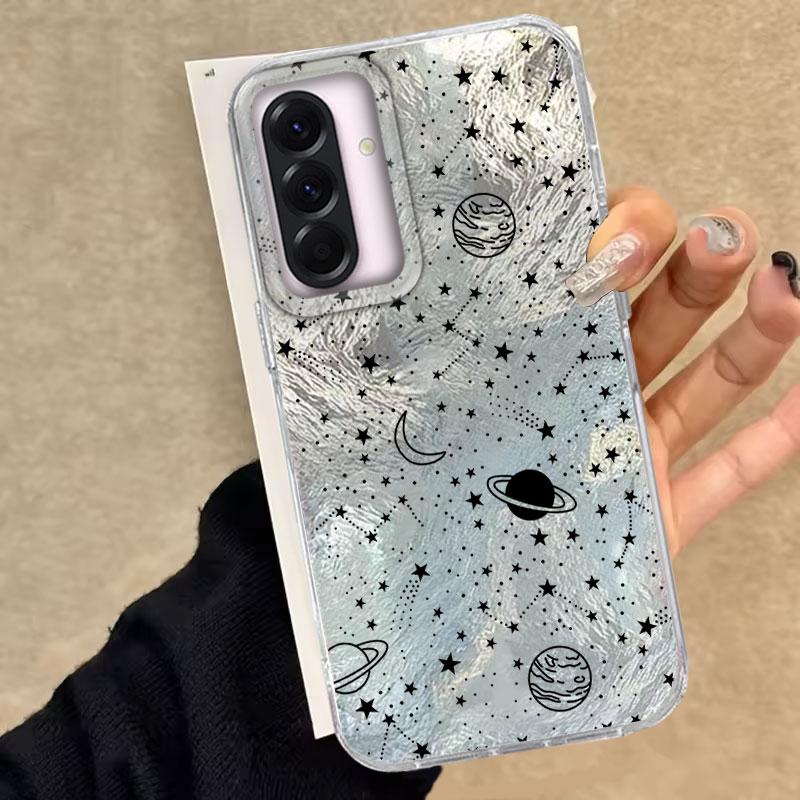 Чехол для телефона Samsung Galaxy A56 A54 A36 A16 A25 A35 A26 A15 A06 A55 A32 S25 S24 S23 S22 Plus Ultra FE со звездным небом