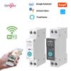 TUYA with Metering WIFI Smart Circuit Breaker 1P 63A DIN Rail for Smart Home Wireless Remote Control Switch By APP TONGOU