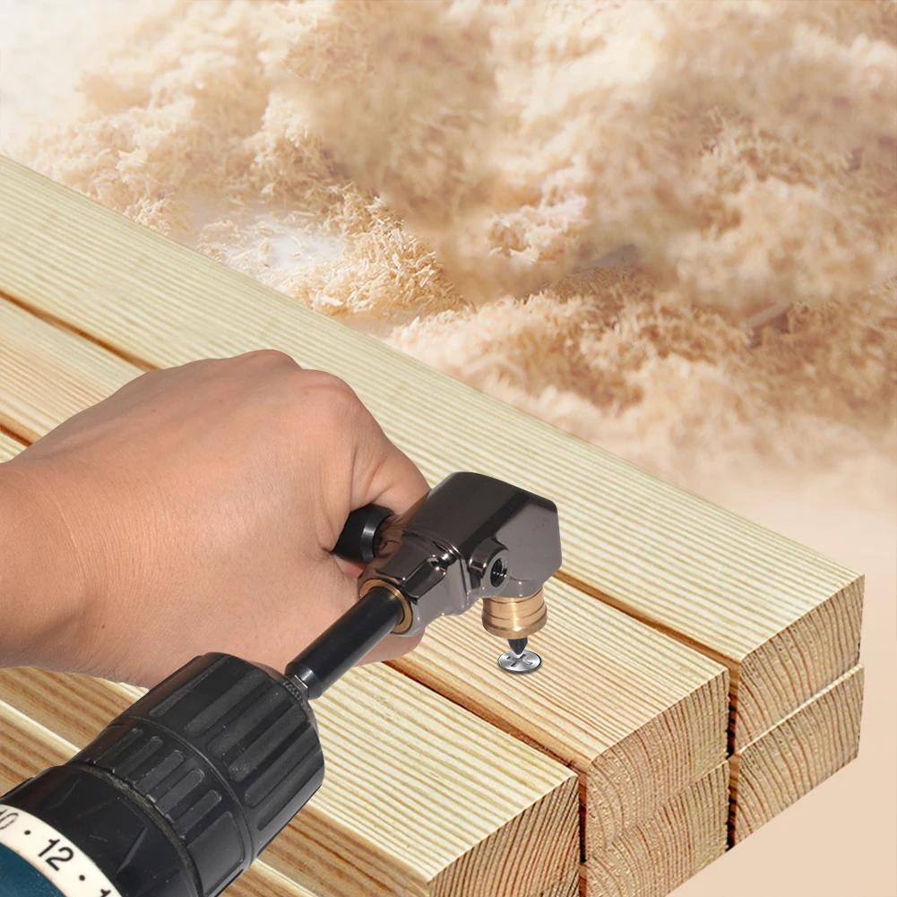 Self-Locking 90 Degree Right Angle Adapter Screwdriver Cornerer Bit Angle Extension Electric Screwdriver Angle Driver Hand Tool