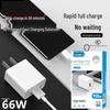 Супербыстрое зарядное устройство USB 66 Вт, совместимое с устройствами Android, Apple и Huawei