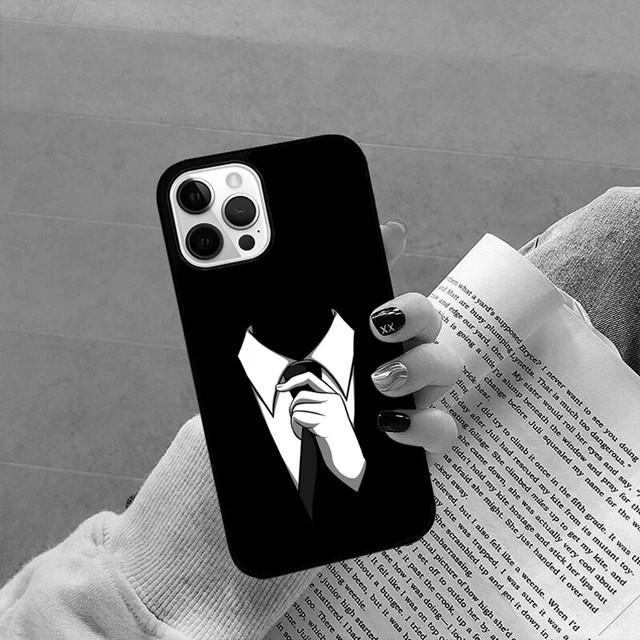 Подходит для Apple iPhone Чехол для мобильного телефона Костюм Галстук Бант Мягкий чехол Защитный чехол iPhone