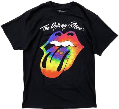 Футболка унисекс с психоделическим рисунком Tie Dye The Rolling Stones Ly