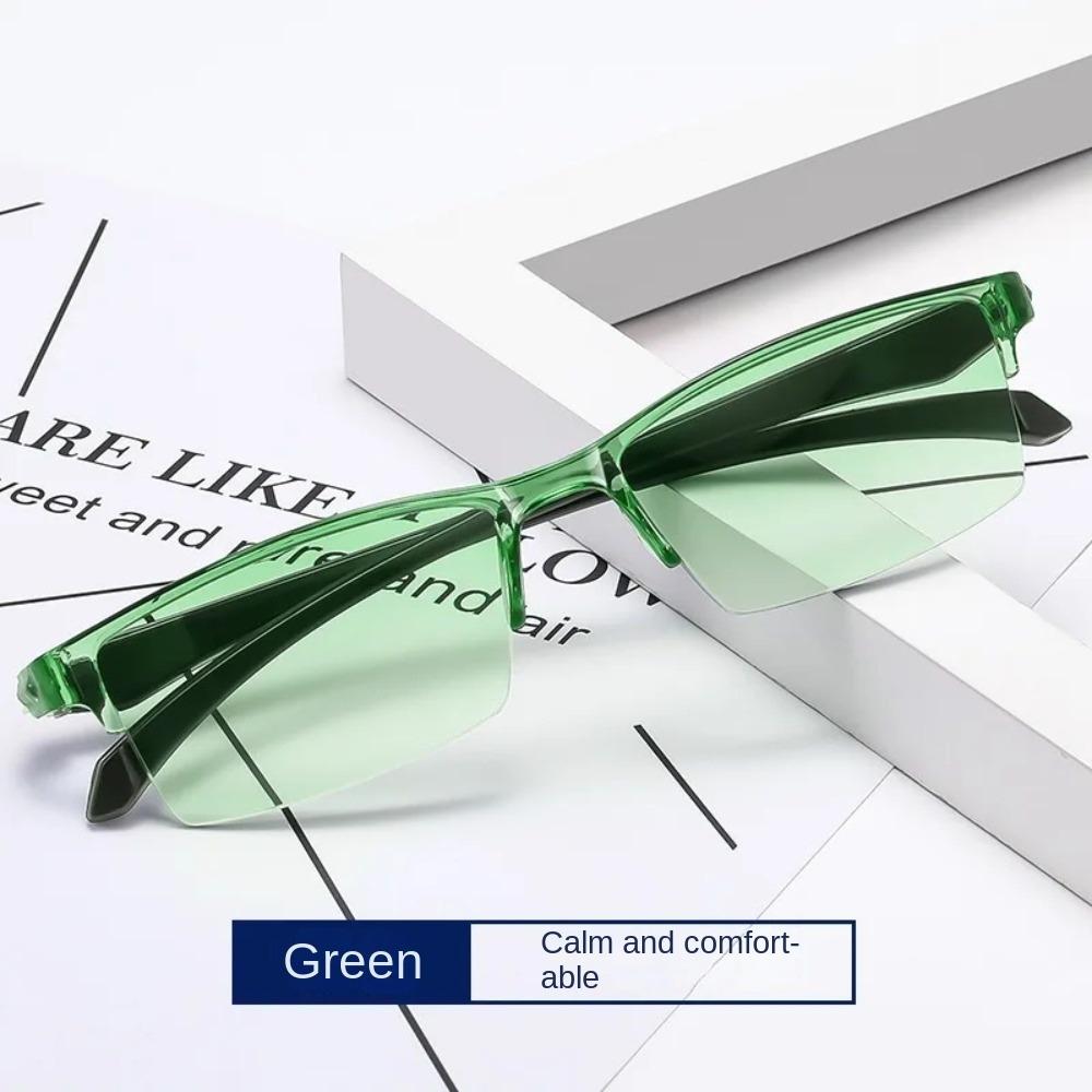 Smart Automatic Zoom Reading Glasses Rimless Computer Goggles New Blue Light Glasses Unisex