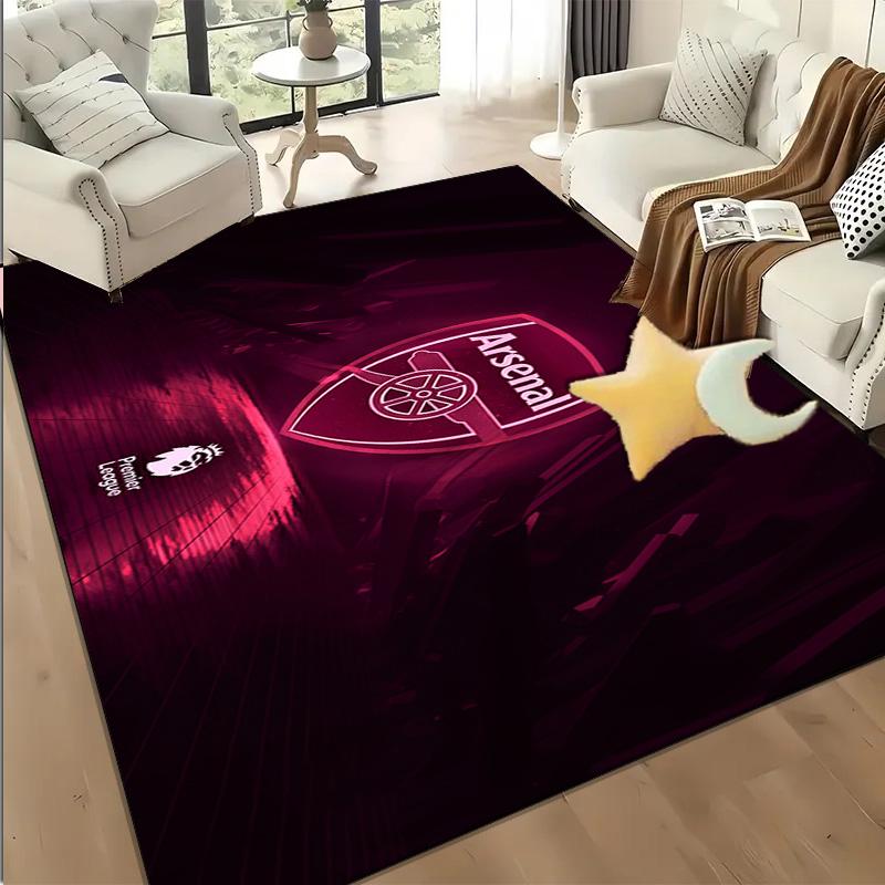 1PC Arsenal Celebration Moment Floor Mat for Living Room, Game Rooms, Office, Bedroom, Office Floor Mat Playful Design, Christmas fan gifts
