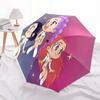 1 шт. K-POP hunter X - Автоматический складной зонт с удобной трехскладной конструкцией, 8 металлических спиц - для уличного использования, ежедневного использования, путешествий A40