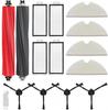 Roborock Q5 Pro/+Q8 Max/+ Robot Vacuum Accessory Kit Replacement Parts: Dual Main Brushes, Mop Cloth Pads, Side Brushes, and HEPA Filter