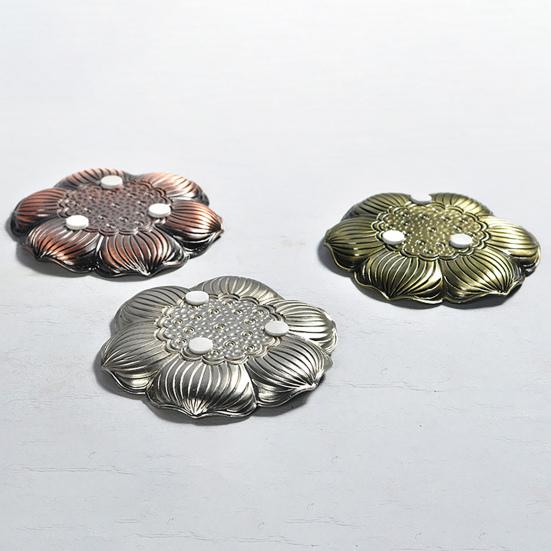 Подставка под чашку Yousheng, нескользящая, с хорошей изоляцией, в форме лотоса, из сплава, для декора стола, для ежедневного использования