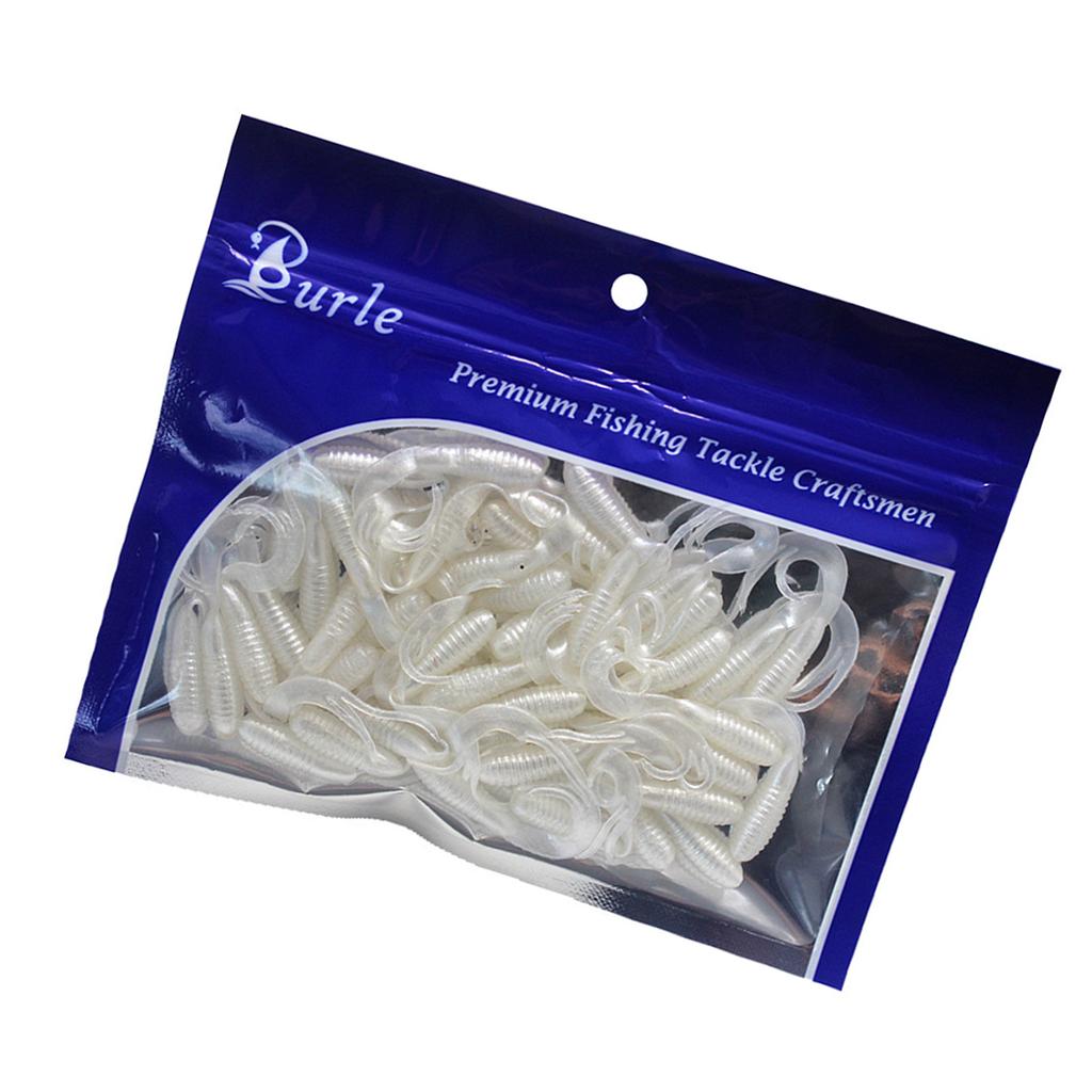 50Pcs Fishing Lures Soft Fishing Lures Soft Twister Tail Swimbaits Lures Twister Tail Swimbaits Soft Artificial Lures