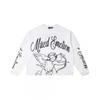 Mens Oversized Hooded Zip-Up Sweatshirt With Rhinestone Letter Print Cotton Streetwear