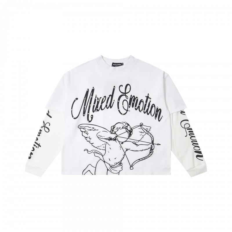 Mens Oversized Hooded Zip-Up Sweatshirt With Rhinestone Letter Print Cotton Streetwear