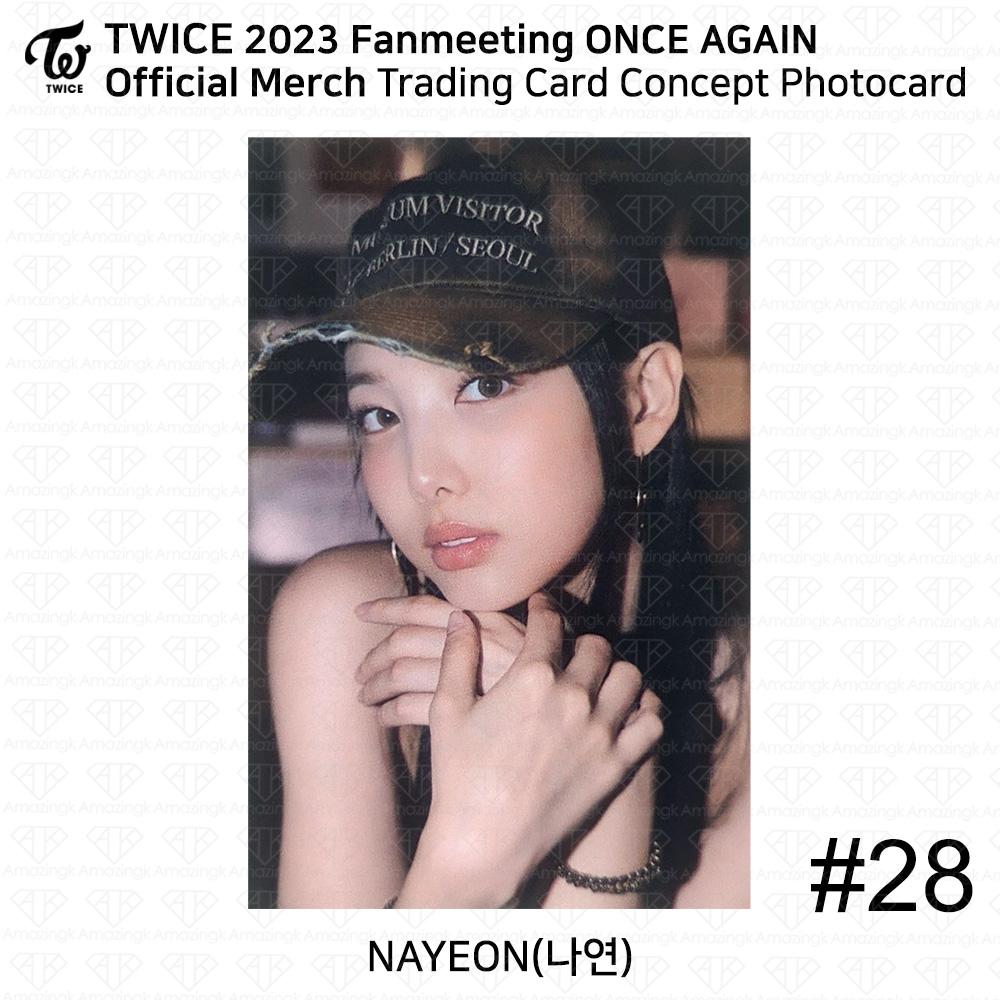 Twice Фан-встреча «ONCE AGAIN» в честь 8-й годовщины. Всплывающая карточка с коллекционной карточкой MD.