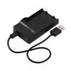 USB Battery Charger Charging Station With USB Cable for Olympus BLS1 BLS5 BLS50 Fuji FNP140