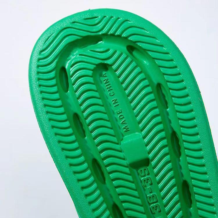 WTEMPO Women's Soft Sole Slippers Summer Beach Thick Platform Slippers Sandals Korean Couple EVA Slippers for Home Flip Flops