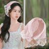 Retro Lace  Headband Print Hair Scarf  Triangle Headscarf  Hair Bands for Womens Girl Fashion Sweet Kerchief