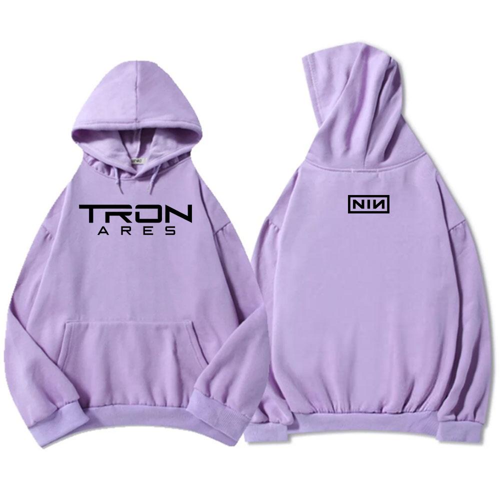 Nine Inch Nails Tron Ares Hoodies Fashion Band Album Graphic Print Sweatshirts Hooded Long Sleeve Male Sudaderas Winter Men Tops