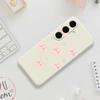 For Samsung Galaxy S25 FE Case Bows Pattern Printing Straight Edge TPU Phone Back Cover