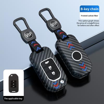 Чехол для автомобильного ключа с узором из АБС-пластика для Honda Civic HRV CRV XRV CR-V Crider Odyssey Pilot Fit Accord Protector
