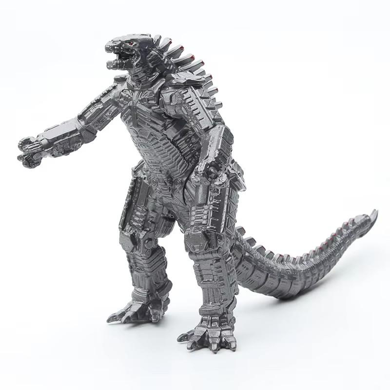 Action Figure King of The Monster Mechagodzilla Soft Rubber Toy 7 Inches Movable Joints Dinosaur Boy Toys For Kids Gift