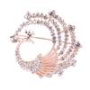 1PC Peacock Animal Corsage Banquet Decoration Women Scarf Brooch Pin Jewelry