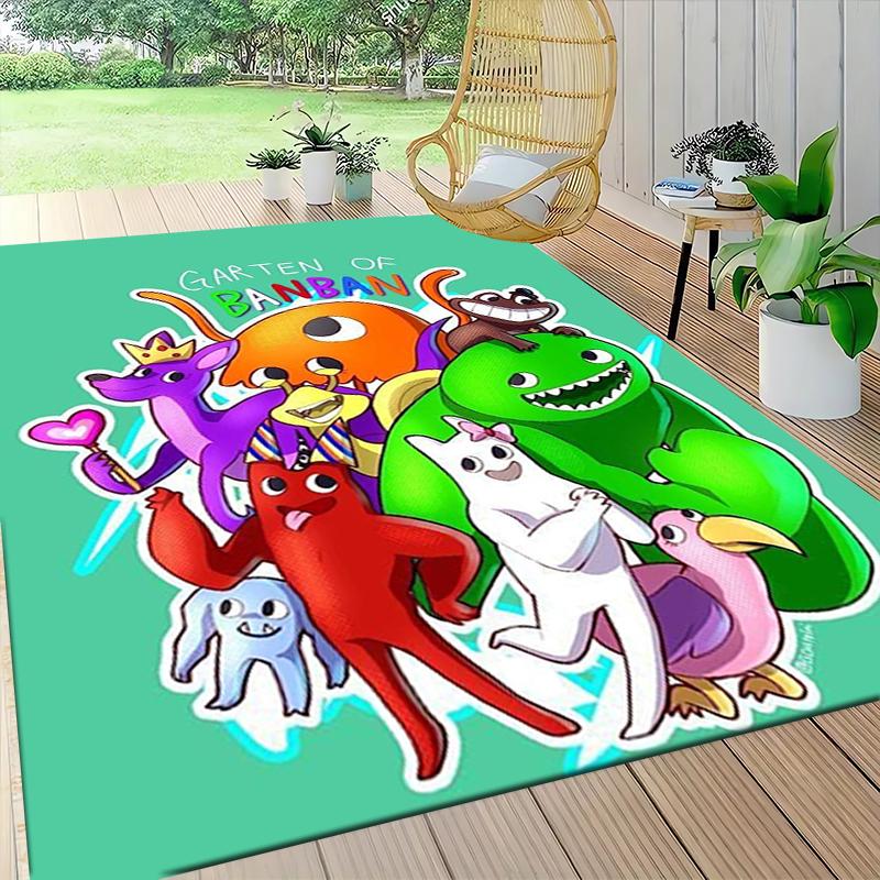 1Pc Colorful Creatures Collage Carpet Rug Customizable Soft Washable Antislip Home Living Room Sofa Mats Personalized Rug 091716