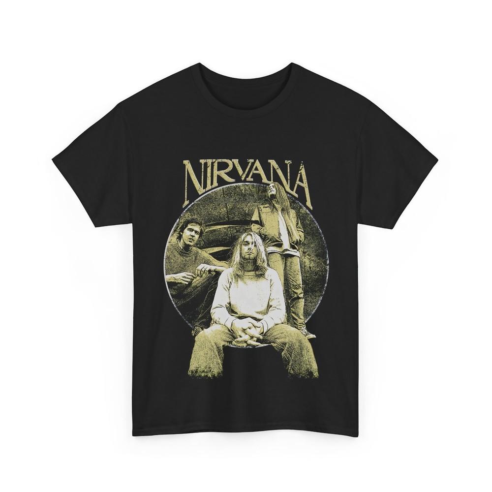 Винтажная бутлеговая футболка 90-х годов памяти Курта Кобейна Nirvana