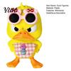 Creative Birthday Gifts 3D Printed Cute Duck Figurine with Glasses, Angry Pose Desk Decor, Accessories Office Bookcase Car Ornament, Funny Collectible