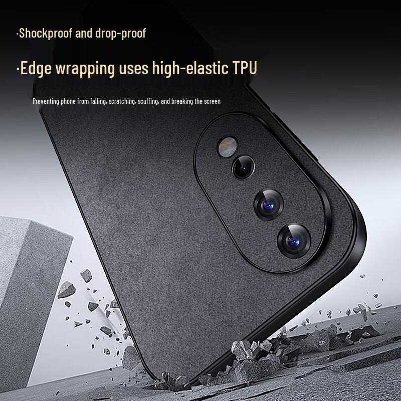 Shangsu Honor 80 Series Light Luxury Nubuck Leather Case