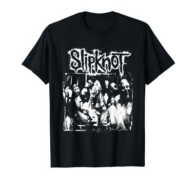 Официальная футболка Slipknot с фотографией в стиле брызг