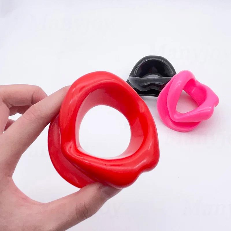 Soft Harness Mouth Silicone Dog Bone Ball Gag Open Mouth Gag Bondage Slave Gag Sex Products Sm Sex Toys for Women