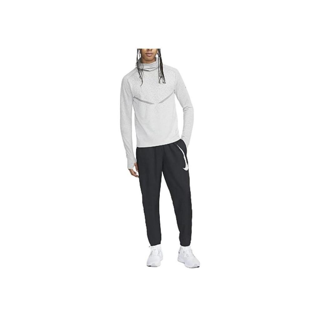 Nike Американская винтажная толстовка с цветовыми блоками, приталенная, с длинным рукавом, мужская толстовка, серая DQ6524-010