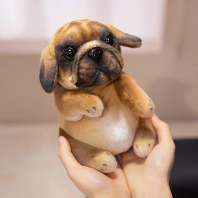 Имитация мопса, плюшевая игрушка, кукла шарпея, тряпичная кукла, украшение, подарок, пудель