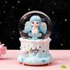 Dreamy Unicorn Crystal Ball Luminous Music Box - Snowflake Gift for Best Friend, Creative Qixi Present