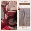 Hollow and thin sexy underwear sexy onesie temptation strap perspective lace free purple n