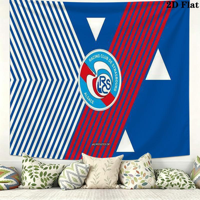 RC Strasbourg Wall Tapestry Aesthetic Wall Hanging Printed Fabric Blanket Decorative Tapestries for Bedroom Living Room Home Decor