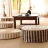 40/45cm Japanese Woven Straw Pouf Tatami Cushion Round Zafu Floor Cushion Meditation Yoga Seat Mat Pastoral Thick Ottoman Stool