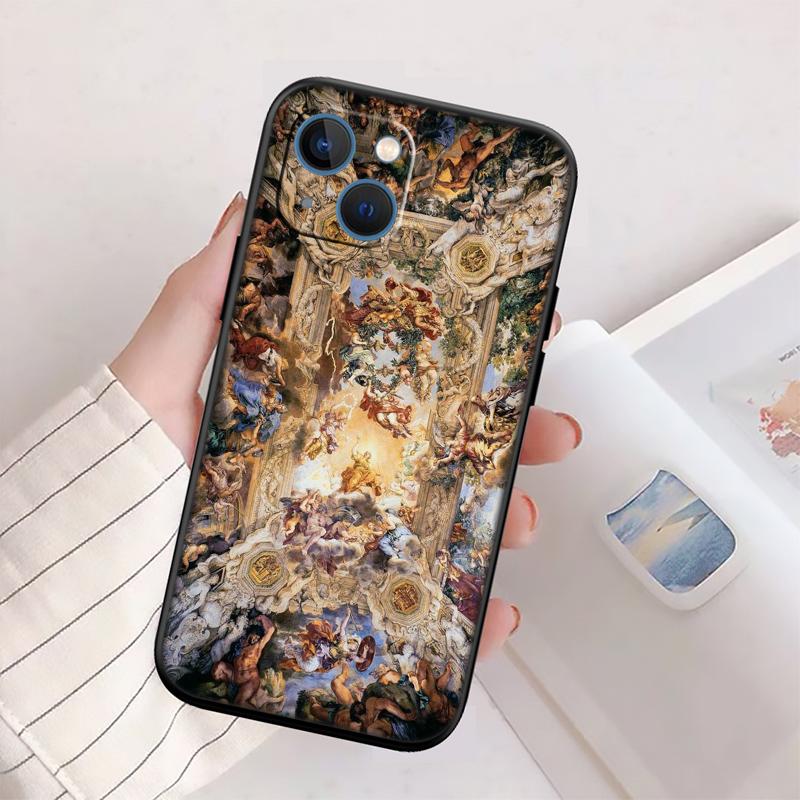 Чехол-ракушка Fresco Adam Sculpture Новый Высококлассный для телефона Redmi Note 13 14 Pro+ Plus A3 A3X 13X 13C 13R 14S 14C 14R