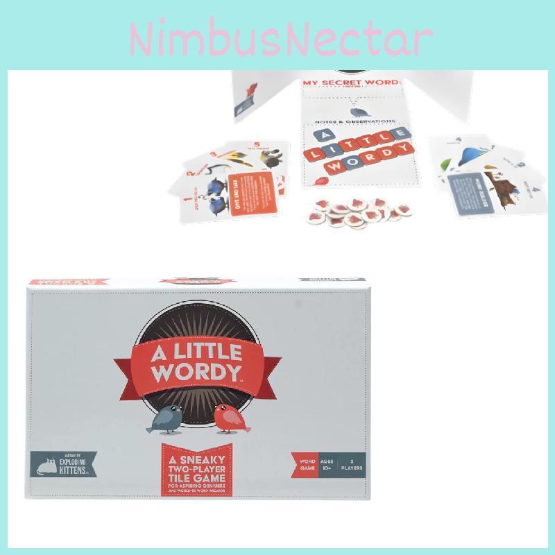 A Little Wordy от Exploding Kittens Карточная игра для подростков, взрослых, детей, для семейного веселья, для вечеринок