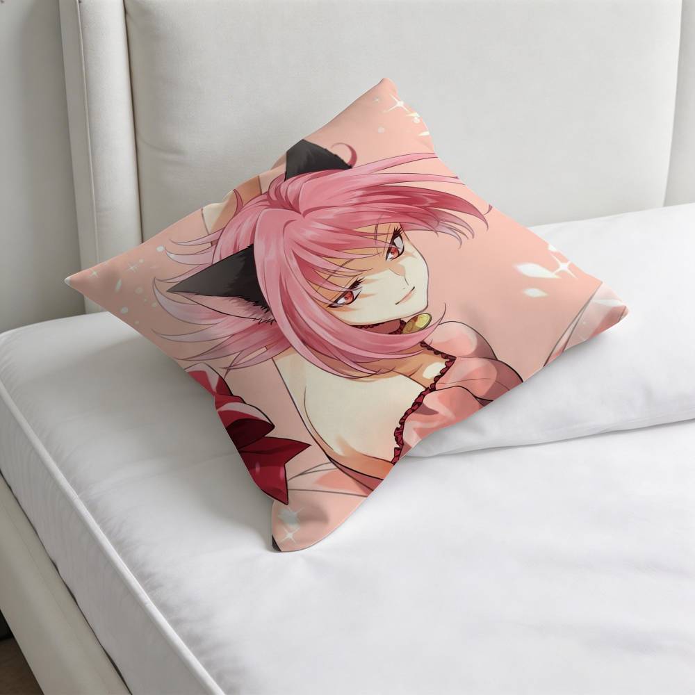 TTokyo Mew MMew Ichigo Fashion Square Pillow Case Durable Throw Pillow Cover for Sofa Couch Chair